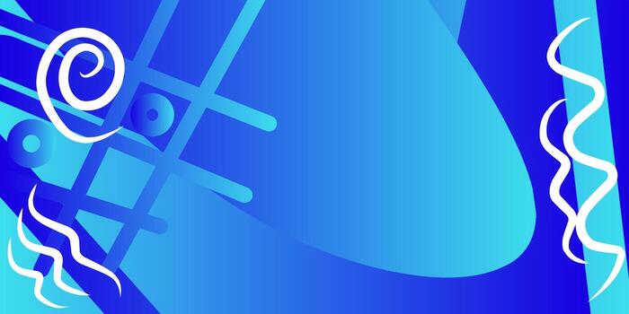 abstract blue background with some smooth lines and some curves in it vector