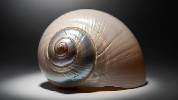 A shell with a white shell and blue shell abstract background photo