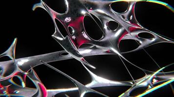 design av textural kromtyp trogen y2k looping design element bakgrund video