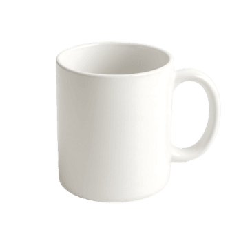 uma avião branco cerâmico café caneca com uma lidar com isolado em uma transparente fundo para Projeto isolado em transparente fundo png
