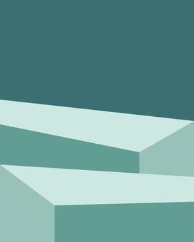 resumen minimalista producto monitor estar podio plataforma antecedentes Bosquejo diseño vector