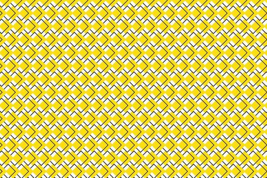 simple abstract yellow black color square pattern geometric diamond weave vector