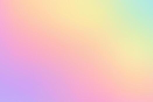 Smooth iridescent pastel gradient with dreamy color fade vector