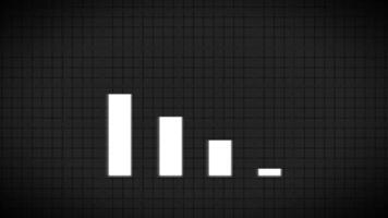 animação Barra financeiro gráfico movimento gráficos 2d animação video