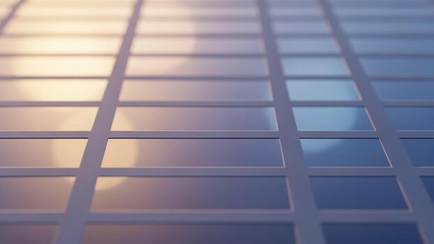 A close up of a window with a grid pattern photo