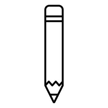 Pencil icon, write icon for computer, web and mobile app illustration vector