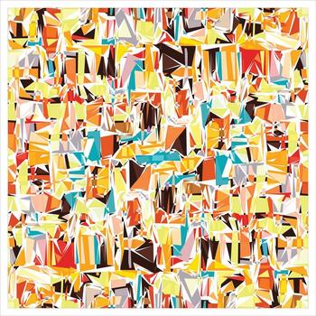 vibrant colorful patch geometric print pattern. vector