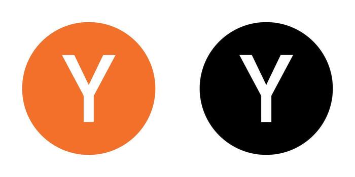 noticias de hackers color y negro circulo logo vector