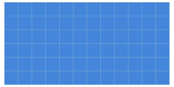 Blueprint graph paper with thick white frame and technical grid vector