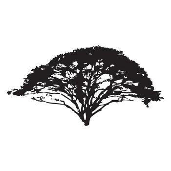 Minimal UI Tree Icon Set vector