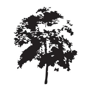 árbol icono para tecnología sitio web vector