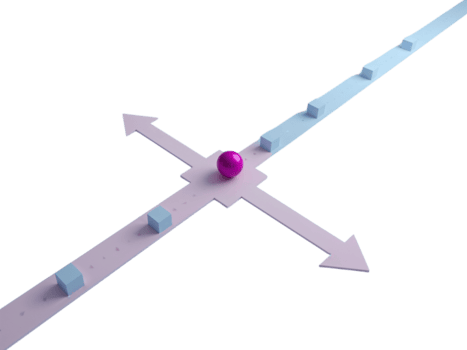 navigazione strategico scelte, un' sferico viaggio, attraversando fondamentale percorsi per diverso png