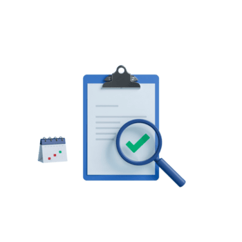 3d illustratie weergeven een taak voltooiing concept met kalender en klembord Aan een transparant png