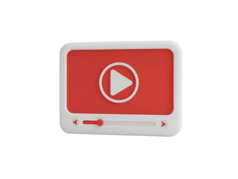 spela knapp ikon visas på en röd skärm med framsteg bar och transparent bakgrund png