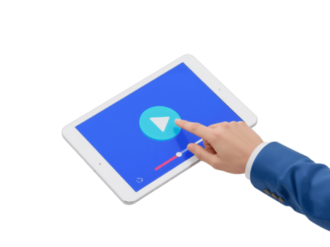 coinvolgente digitale media Esperienza con un' moderno tavoletta interfaccia e intuitivo utente interazione png