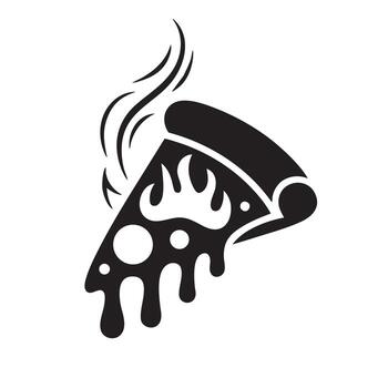 pulcro y moderno negro y blanco diseño con negrita resumen gráfico expresión vector