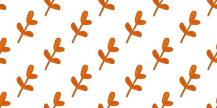 sin costura otoño ramita modelo diseño vector