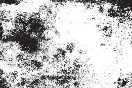 negro y blanco grunge textura con afligido polvo y rasguño cubrir vector