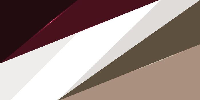 resumen corte de papel triángulo bandera antecedentes con rojo y marrón color elemento modelo antecedentes diseño. vector