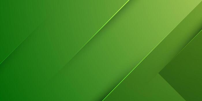 Abstract overlap square theme with green color background. Simple papercut pattern with light and shadow element background design. vector