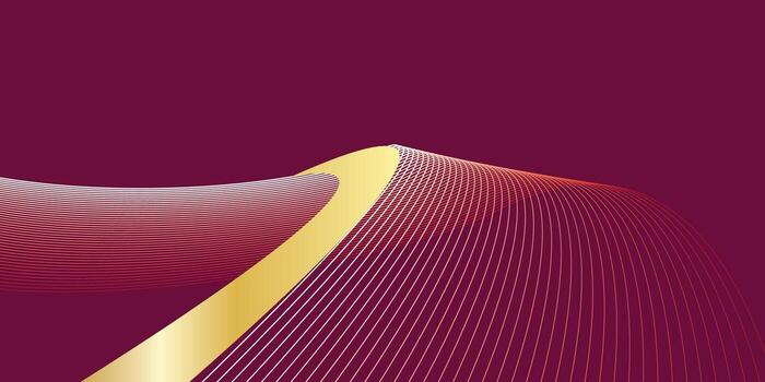 abstract background with gold lines and curved lines vector