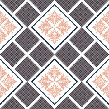 intrincado floral modelo diseño con geométrico arreglo y simétrico modelo y estilo vector