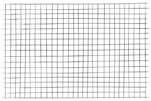 Graph crayon hand-drawn textured square grid for note, geometric line texture. Crayon or pencil stripes, dots for bullet journal pages. vector