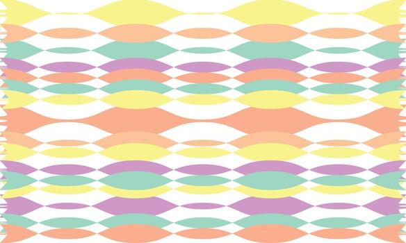 un vistoso modelo con ondulado líneas vector