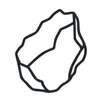 Unique rock texture for natural design concepts and educational use vector