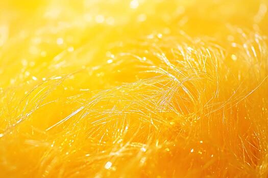 Golden Sparkle Threads Abstract Background with Soft Bokeh Lights. photo