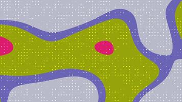 abstracts liquido batter punto astratto animato sfondo con mutevole forme e mezzitoni modelli crea un' dinamico e moderno design video