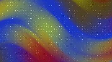 abstracts blinka punkt färgrik abstrakt lutning bakgrund animering med skimrande punkt matris mönster täcka över video