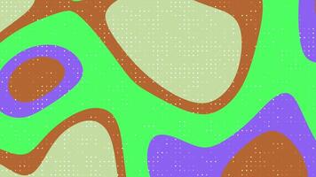 Abstracts Liquid Blink Dot Dynamic abstract background animation with colorful shapes and moving dots for creative projects video