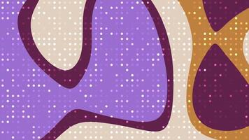 abstracts flytande blinka punkt retro bakgrund animering med vågig former och gnistrande prickar skiftande i en slinga, perfekt för presentationer video