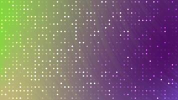 Abstracts Twirls Blink Dot Dynamic gradient background featuring sparkling dots shifting from green to purple color tones video