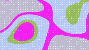 Abstracts Liquid Blink Dot Dynamic background animation with evolving shapes and colorful dotted textures for modern design video