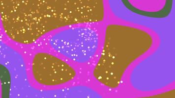 Abstracts Liquid Particles Dynamic abstract animation with fluid shapes, vibrant colors, and sparkling particles creating a festive mood video