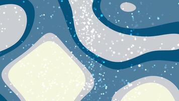 Calm Ocean Flows Abstract waves pattern animation with falling particles, creating a calming and visually appealing background. video