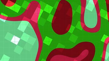 résumés liquide cligner carré abstrait géométrique animation avec sans couture mouvement et vibrant couleurs création une dynamique Contexte boucle video