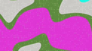 abstracts flytande blinka punkt dynamisk abstrakt bakgrund animering terar organisk former, vibrerande färger, och en subtil punkt mönster design. video