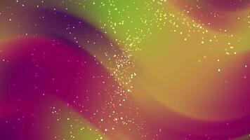 Abstracts Particles Abstract motion background with glowing particles on a colorful gradient backdrop effect video