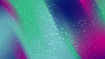 abstracts partiklar abstrakt färgrik lutning bakgrund med skimrande partiklar skapar en dynamisk visuell erfarenhet video