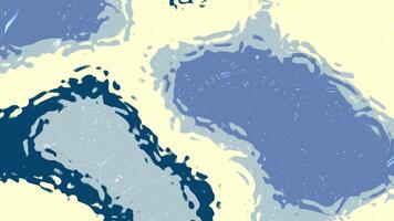 Deep Cerulean Cream Fluid Abstract Animation with Swirling Shapes and Pastel Color Palette creating a mesmerizing background video