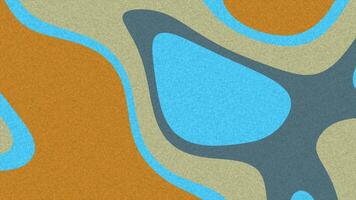 abstracts flytande ljud dynamisk abstrakt animering terar evolving former, texturer, och Färg övergångar i en sömlös slinga. video