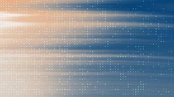 Sand Sea Digital flow background with dots in peach and blue creating a serene and modern tech feel animation. video