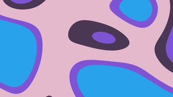 abstracts flytande psychedelic abstrakt former morph och flytta i en sömlös slinga animering för bakgrunder video