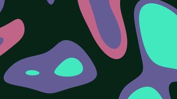 resumos líquido abstrato líquido formas animação com vibrante cores criando uma moderno e dinâmico fundo video