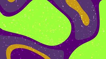 abstracts flytande partiklar dynamisk abstrakt bakgrund animering med färgrik former och gnistrande partiklar skapar energi video