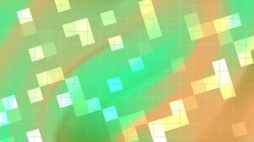 Abstracts Blink Square Abstract background animation with pixelated squares, grid pattern, and smooth color transitions creates a dynamic effect video