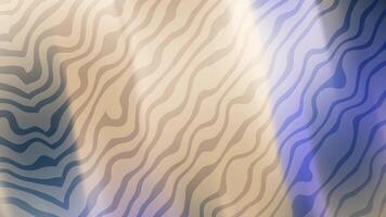 marinha queimado laranja abstrato fundo animação apresentando fluindo bege e azul ondulado linhas e suave luz efeitos video